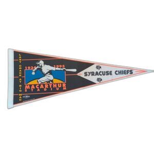 Syracuse Chiefs Pennant Baseball Macarthur Stadium Wincraft 1994 Vintage